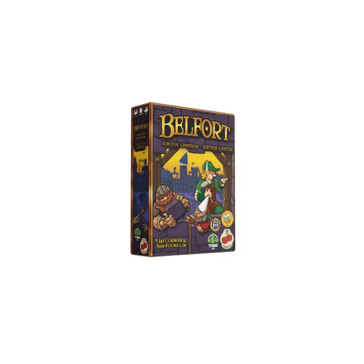 2Tomatoes Games | Belfort Edición Limitada | Juego de Mesa de Tablero de Construcción y Crecimiento | Gestión de Recursos | Lider de Elfos, Enanos y Gnomos | Colocación de Trabajadores | 2-4 Jugadores | Idioma: Español | Edad Mínima: 14 años | 90-120min - 1