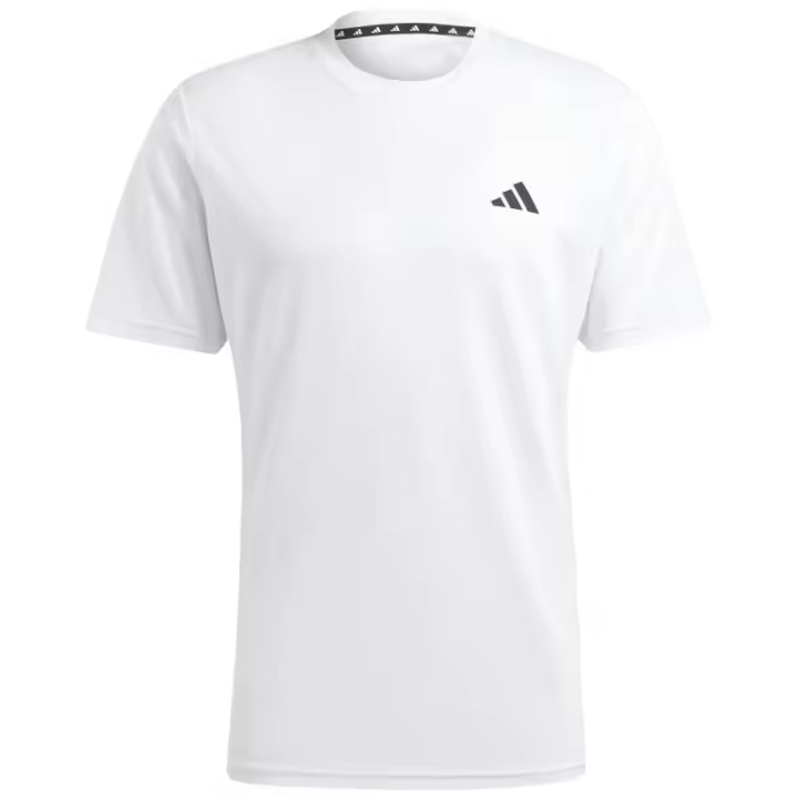 Camiseta Adidas Essentials Base Blanco Negro - 1