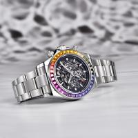 Reloj Mecánico PAGANI DESIGN 40mm Esqueleto Acero Inoxidable Impermeable Para Hombres Cristal De Zafiro Lujo Pulsera De Moda Y Casual - details 8