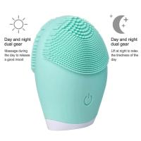 Cepillo De Limpieza Facial Eléctrico De Silicona Con Vibración Sonic Herramientas De Limpieza Profunda Massajeador Facial IPX5 Resistente Al Agua Para Cuidado De La Piel Eliminador De Quistes - details 2