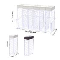 Caja De Almacenamiento De Especias Transparente 6pcs/Juego Botellas De Pimienta Y Sal Para La Cocina Material De Acrílico Y Plástico Estilo Pastoral Ecológico - details 9