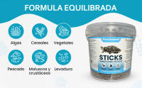AreaAnimal - Comida Tortugas de Agua, 1.5KG/5.5L Comida Tortuga Natural, Comida para Tortugas de Agua Stick, Pienso Tortugas de Agua con Alto Valor Nutritivo, Comida Tortugas Altamente Digestibles,  Comida Tortuga Agua Fortificado con Nutrientes - details 1