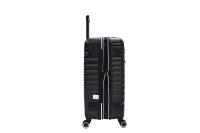 Maleta de Cabina Pequeña – 55x40x20/25 cm, 34/41L – ABS Premium Ecológico 70% Reciclado, 4 Ruedas Dobles Silenciosas, Cerradura de Combinación, Carro Telescópico Twin Tubo – Expandible y Diseño Moderno, Color (Negro) - details 1