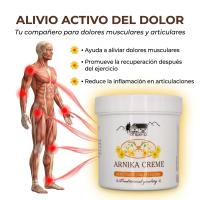 Crema Árnica Antiinflamatoria Vom Pullach Hof, Con Aceites Naturales. Arnica Forte Para Alivio Rápido De Dolores Musculares y Articulares. Arnica Gel Para Masaje Corporal, Fisioterapia y Piernas Cansadas . Tarro 250 ml - details 2