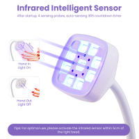 Secador De Uñas LED UV Inalámbrico Mini Lámpara De Secado Rápido Para Manicura Recargable Lámpara De Mesa Para Uñas - details 6
