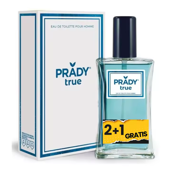 2+1 Gratis TRUE Eau de Toilette para hombre 90ml Prady Fragancia inspirada en otros perfumes Pour Homme Colonia - 1