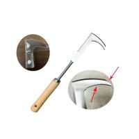 Herramienta Manual De Jardín De Acero Inoxidable Para Eliminar Malas Hierbas Con Mango De Roble Herramienta De Rama Para Jardinería Y Vivero - details 3