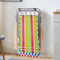 Silla plegable para exteriores, portátil, para camping, picnic, playa, ocio, oficina, con correa para el hogar, 100 x 50 cm - details 5