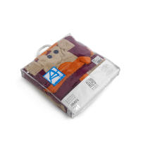 QUALITY TOWELS. ALBORNOZ infantil unisex BORDADO con aplicaciones y con una divertida capucha. Tejido 100% algodón de 400 grs/m2. Disponible en diferentes tallas y modelos. Ideal para los más pequeños de la casa. - details 4