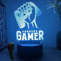 Lámpara De Noche 3D LED Para Habitación De Juegos XBOX Iluminación De Escritorio Decoración Para Gamers Regalos Para Niños Forma De Logo De Mesa - details 16