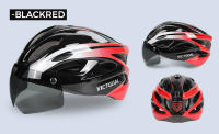 Casco De Bicicleta VICTGOAL Para Hombres Con Luz Trasera Y Gafas Magnéticas UV400 Visera Sol Protección Integral Para MTB Scooter Eléctrico Y Ciclismo - details 13