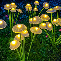 Luces Solares Para Jardín De 10L Dual Mode LED Impermeables Decoración Para Patio Camino Lámparas De Bajo Consumo De Energía Forma De Hongo Y Medusa - details 5