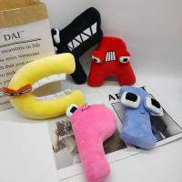 Muñeco De Peluche Alfabeto Inglés 26 Letras Juguete Suave Para Niños Y Niñas Regalo De Navidad Montessori Relleno De Algodón PP - details 11