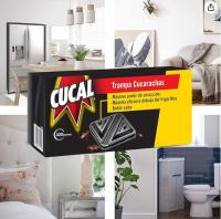 Cucal Trampa Cucarachas Insecticida con trampa de cucaracha de doble cebo máximo poder de atracción 6 uds TOTAL 3PAQUETE - details 1