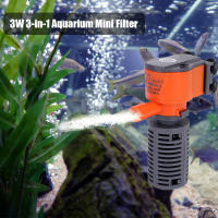Filtro De Acuario 3-en-1 Bomba De Agua Sumersible Para Pequeño Acuario Y Tanque De Peces Con Generador De Oxígeno AC220-240V - details 0