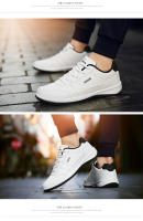 Zapatos De Cuero Para Hombre Zapatillas Casuales Transpirables Antideslizantes Para Patinaje Comodidad Durabilidad En Todas Las Estaciones - details 14