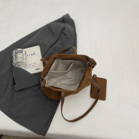 Bolso De Hombro Para Mujer De Cuero Suave Con Bolsillo Interior Y Cremallera Color Sólido Bolso De Mano Para Trabajo Y Viaje - details 11