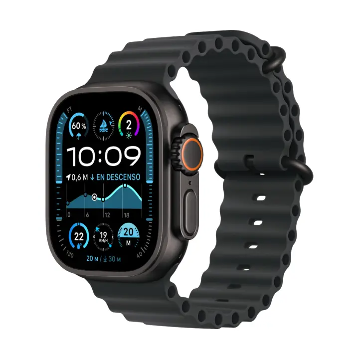Apple Watch Ultra 2 GPS+Cellular 49 mm Titanio Negro Ocean Belt (Negro) - 1