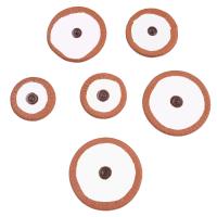 25PCS Almohadillas De Cuero Para Saxofón Alto Tamaños Variados Repuesto Para Agujeros De Instrumentos De Viento Accesorios De Música - details 1