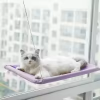 Hamaca colgante para cama de gato, soporte cómodo para asiento de ventana soleada, marco de escalada para gatito, accesorios para mascotas, 20Kg - details 15