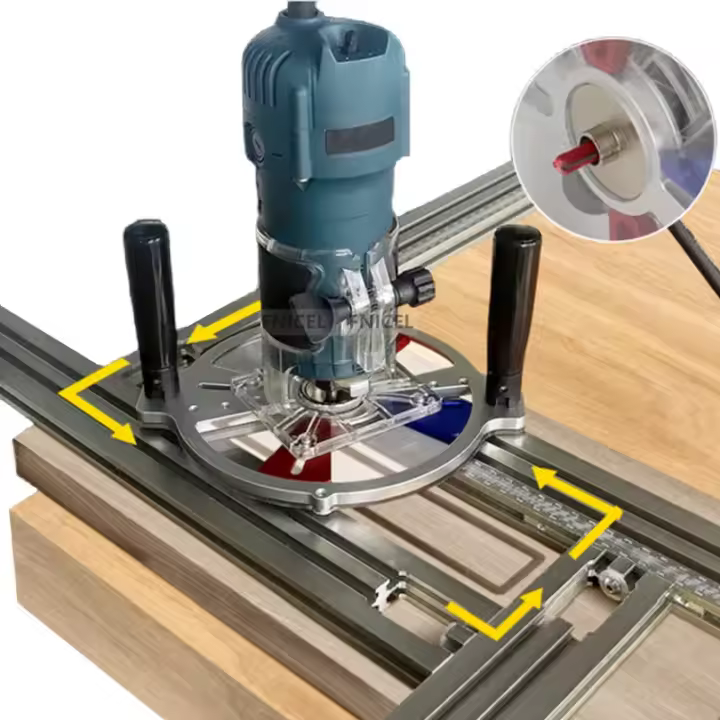 Máquina De Cortado Multiusos Con Guía De Engrafado Y Milloqueo Auxiliar Ajustable Para Trabajos De Carpintería Herramienta De Soporte - 1