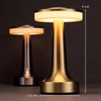 Lámpara De Mesa LED Portátil Con Sensor Táctil Luz Nocturna USB Recargable Con 3 Niveles De Brillo Para Lectura Y Decoración - details 3