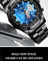 Reloj De Lujo Para Hombre FNGEEN Con Correa De Acero Inoxidable Resistente Al Agua Calendario Quartzo Reloj Hombre S001 - details 30