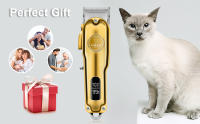Cortador De Pelo Para Perros Profesional Trimmer De Gato Recargable Máquina De Corte Silenciosa Para Peluquería De Mascotas - details 6
