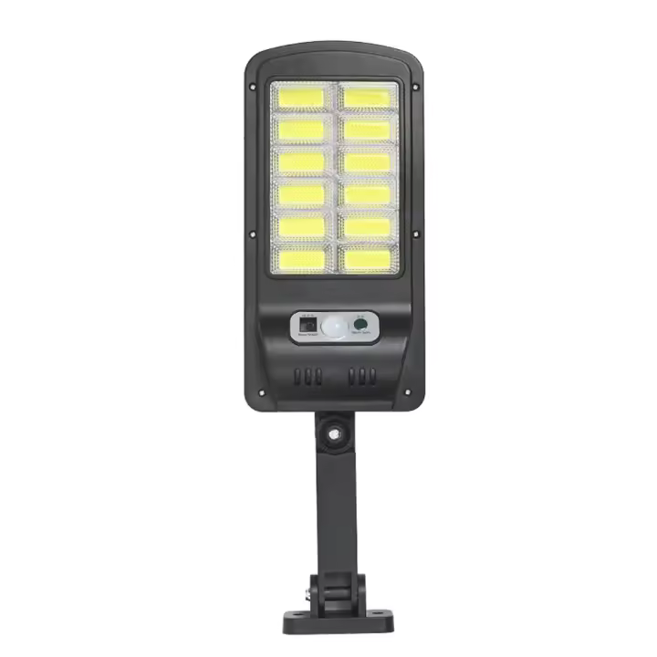 Luz De Calle Solar Exterior IP65 Impermeable Con Sensor De Movimiento Y Control Remoto LED Dusk to Dawn 6000K Luz Solar Para Exterior - 1