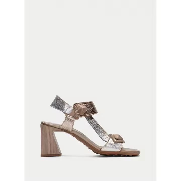Sandalias altas mujer HISPANITAS CHV253958 CA SANDALIA MIAMI CAVA-SILVER 35335 25V - 1