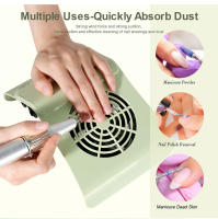 ExtrCTOR DE VACÍO PARA UÑAS COLECCIONADOR DE POLVO BAJO Ruido Herramienta De AbsorciÓn De Polvo Para Manicura Limegirl - details 1