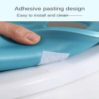 Cubierta De Inodoro Universal EVA Impermeable Con Asa Para Todas Las Estaciones Matriz De Baño Lavable Y Antideslizante - details 6