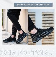 Botas De Seguridad Para Hombre Con Punta De Acero Indestructibles Zapatillas De Trabajo Zapatos De Fabricante Sin Capa Antirrápidos Y Resistente Al Agua - details 15