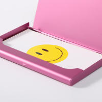 Caja De Metal Para Tarjetas De Negocio Creativa De Aleación De Aluminio Portaidentificación Y Monedas Unisex Colorido - details 27