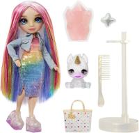Rainbow High Fashion Doll with Slime Kit & Pet - Amaya (Arco Iris) - Muñeca Centelleante de 28 cm con Pelo Brillante DIY, Mascota Mágica y Accesorios de Moda MGA - details 3