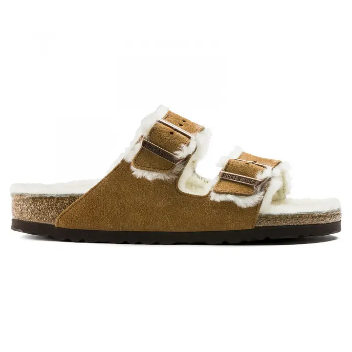 Sandalias Birkenstock Arizona Vl Shearling Mink para Hombre - 1