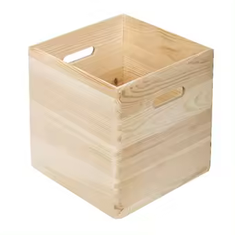 CAJA MADERA PINO SIN TAPA 300X300X300MM - 1