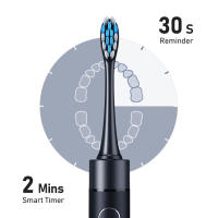Bitvae Daily P80 cepillo de diente eléctrico sónico, recargable,  con 8 cabezales de recambio, 5 modos, y estuche de viaje, resistente al agua - details 6