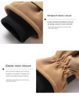 Guantes Tácticos De Invierno Para Motocicleta Caza Esquí Deportes Protección Mano Unisex Nylon Y Algodón Guantes Con Dedos Separados - details 13