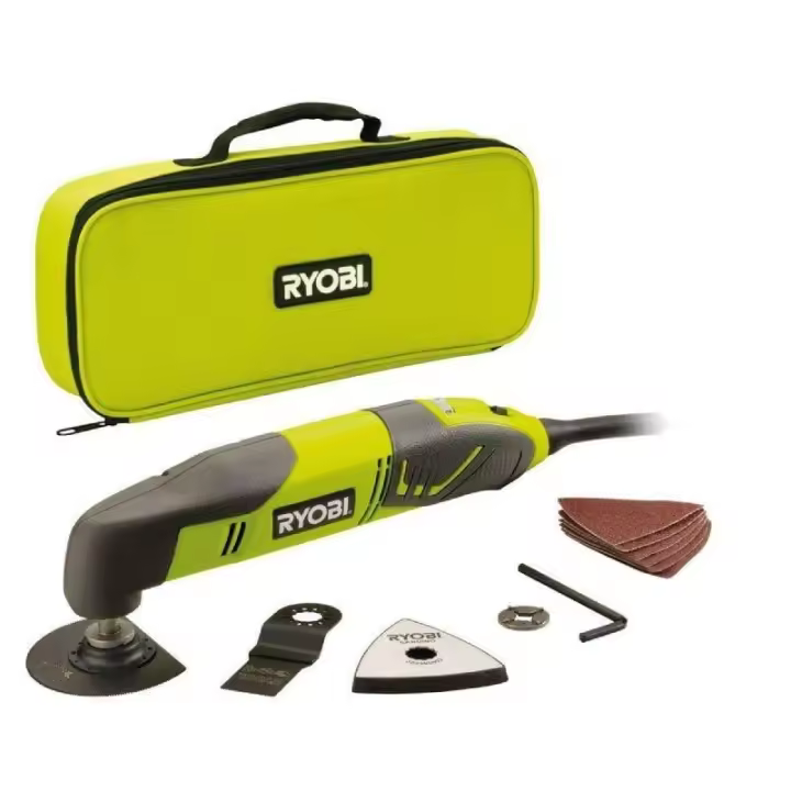 Juego de Herramientas Ryobi RMT200-S/ Incluye 2 cuchillas / 1 Base Lijado / 6 Hojas Lija - 1