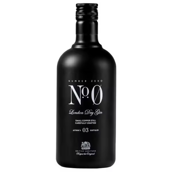 GIN Nº 0 Ginebra Destilada en Francia con Quinina Peruana - 700 Ml - 1
