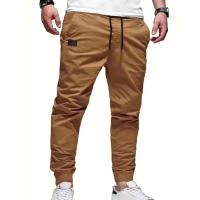 Nuevos Pantalones De Cargo Para Hombre Estilo Casual Color Sólido Talla Grande Joggers Tejidos Pantalones Rectos Para Deporte Y Ropa Casual - details 16