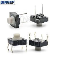 10PCS Botón De Silicona Conductivo Silencioso 8*8*5MM DIP SMD Con 5H De Resistencia Y 8 Pin Touch Switch Para Electrónica - details 0