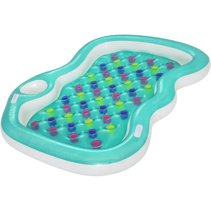 Tumbona Inflable para Isla, flotadores de Piscina, Cama Flotante para Adultos y niños - 1