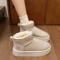 Botas De Nieve Para Mujer Invierno 2025 Edición Coreana De Peluche Alta Calzado Casual Cálido Con Forro De Algodón Grueso - details 12