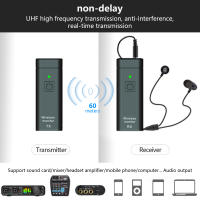 Sistema De Monitoreo De Auriculares Inalámbricos Profesionales IEM Transmisor Receptor Estéreo Con Devolución En Tiempo Real Para Cantante Banda Escenario - details 2