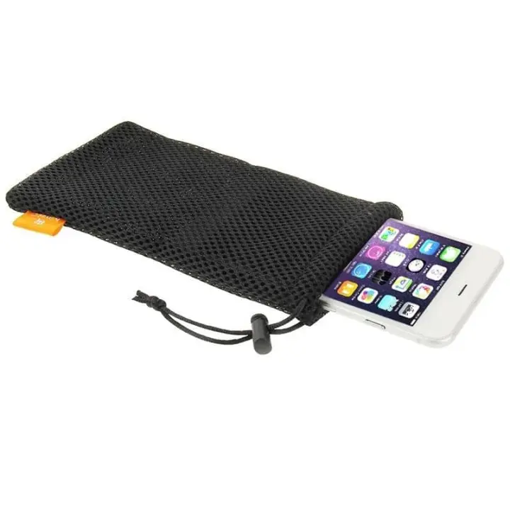 DFV mobile - Funda de Malla Nylon con Cierre por Lazo para OALE CC1 (2020) - Negra - 1