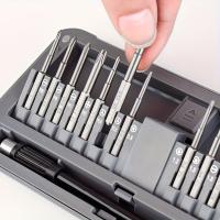 Juego De Destornilladores De Precisión 30 En 1 Con Mango Herramienta Manual Magnética Hexagonal Phillips Torx Para Reparación De Teléfonos Móviles - details 7