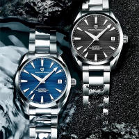 Reloj Mecánico Para Hombre PAGANI DESIGN A150 40MM Vidrio De Zafiro Resistente Al Agua 100M NH35 Acero Inoxidable Estilo De Negocios - details 3