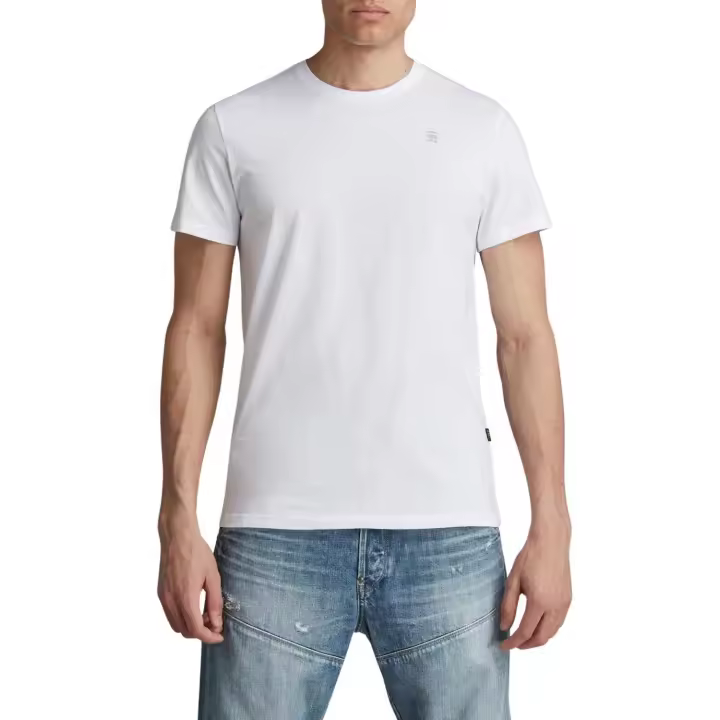 Camiseta G-Star Base Blanco Para Hombre - 1